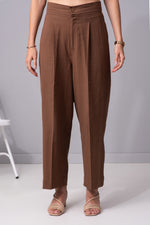 Load image into Gallery viewer, Cocoa pattern patch cotton straight pants
