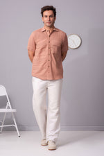 Load image into Gallery viewer, Patched maze cotton shirt