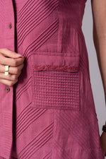 Load image into Gallery viewer, Thread and thrive patterned overcoat