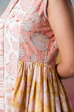 Load image into Gallery viewer, Polychromatic Button Down Embellished Midi Dress