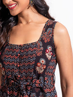 Load image into Gallery viewer, Charcoal Paradise Midi Dress