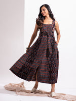 Load image into Gallery viewer, Charcoal Paradise Midi Dress