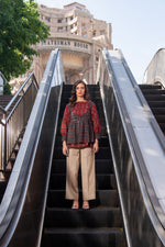 Load image into Gallery viewer, Statuesque Layered Tunic & Straight Pant Set