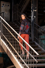 Load image into Gallery viewer, Theatrical Print Patched Over Coat