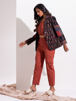 Load image into Gallery viewer, Theatrical Print Patched Over Coat