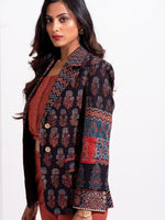 Load image into Gallery viewer, Theatrical Print Patched Over Coat