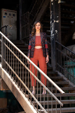 Load image into Gallery viewer, Theatrical Print Patched Over Coat