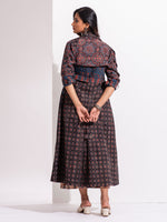 Load image into Gallery viewer, Enigmatic Multiprint Long overcoat