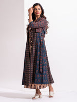 Load image into Gallery viewer, Enigmatic Multiprint Long overcoat