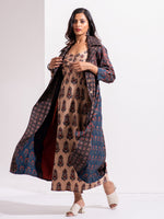 Load image into Gallery viewer, Enigmatic Multiprint Long overcoat