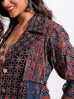 Load image into Gallery viewer, Enigmatic Multiprint Long overcoat