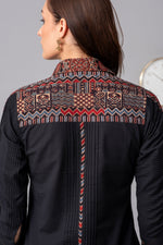 Load image into Gallery viewer, Checkered Mosaic cotton shirt