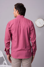 Load image into Gallery viewer, Symphonic dreamscape of tucks cotton shirt