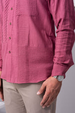 Load image into Gallery viewer, Symphonic dreamscape of tucks cotton shirt