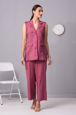 Load image into Gallery viewer, Thread and thrive patterned overcoat