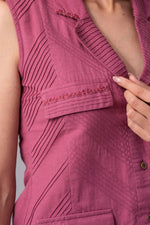 Load image into Gallery viewer, Thread and thrive patterned overcoat