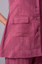 Load image into Gallery viewer, Thread and thrive patterned overcoat