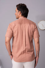 Load image into Gallery viewer, Patched maze cotton shirt