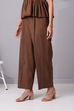 Load image into Gallery viewer, Cocoa pattern patch cotton straight pants