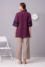 Load image into Gallery viewer, Purple mirage detailed tunic