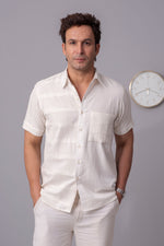 Load image into Gallery viewer, Noah Vanilla Cotton shirt
