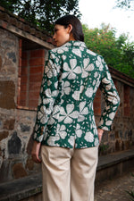 Load image into Gallery viewer, The Emerald Bagh Block-Print Short Coat