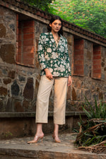 Load image into Gallery viewer, The Emerald Bagh Block-Print Short Coat