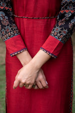 Load image into Gallery viewer, The Rubina Regale Side Slit Dress