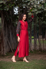 Load image into Gallery viewer, The Rubina Regale Side Slit Dress