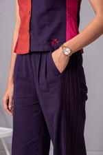 Load image into Gallery viewer, Jubilant amethyst cotton straight pant
