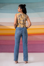 Load image into Gallery viewer, Suzette pintuck Crop Top with bead details
