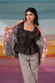 Luscious bonita over coat