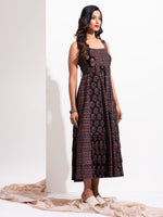 Load image into Gallery viewer, Charcoal Paradise Midi Dress