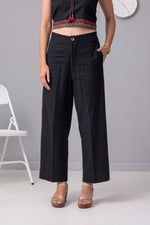 Load image into Gallery viewer, Laid-Black Luxe cotton flex pants
