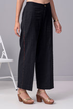 Load image into Gallery viewer, Laid-Black Luxe cotton flex pants
