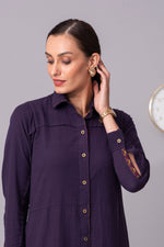 Load image into Gallery viewer, Blend &amp; Trend long buttoned shirt
