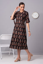 Load image into Gallery viewer, Layla ajrakh long dress
