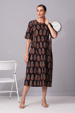 Load image into Gallery viewer, Layla ajrakh long dress
