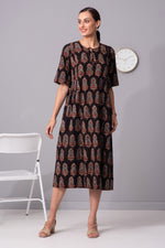 Load image into Gallery viewer, Layla ajrakh long dress
