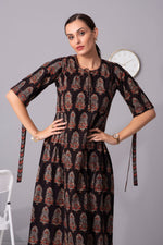 Load image into Gallery viewer, Layla ajrakh long dress
