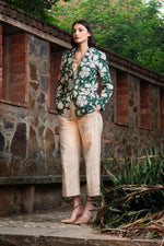Load image into Gallery viewer, The Emerald Bagh Block-Print Short Coat