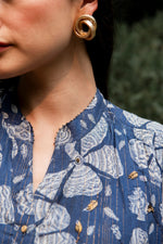 Load image into Gallery viewer, The Neelambar Gilded Tier Dress