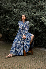 Load image into Gallery viewer, The Neelambar Gilded Tier Dress