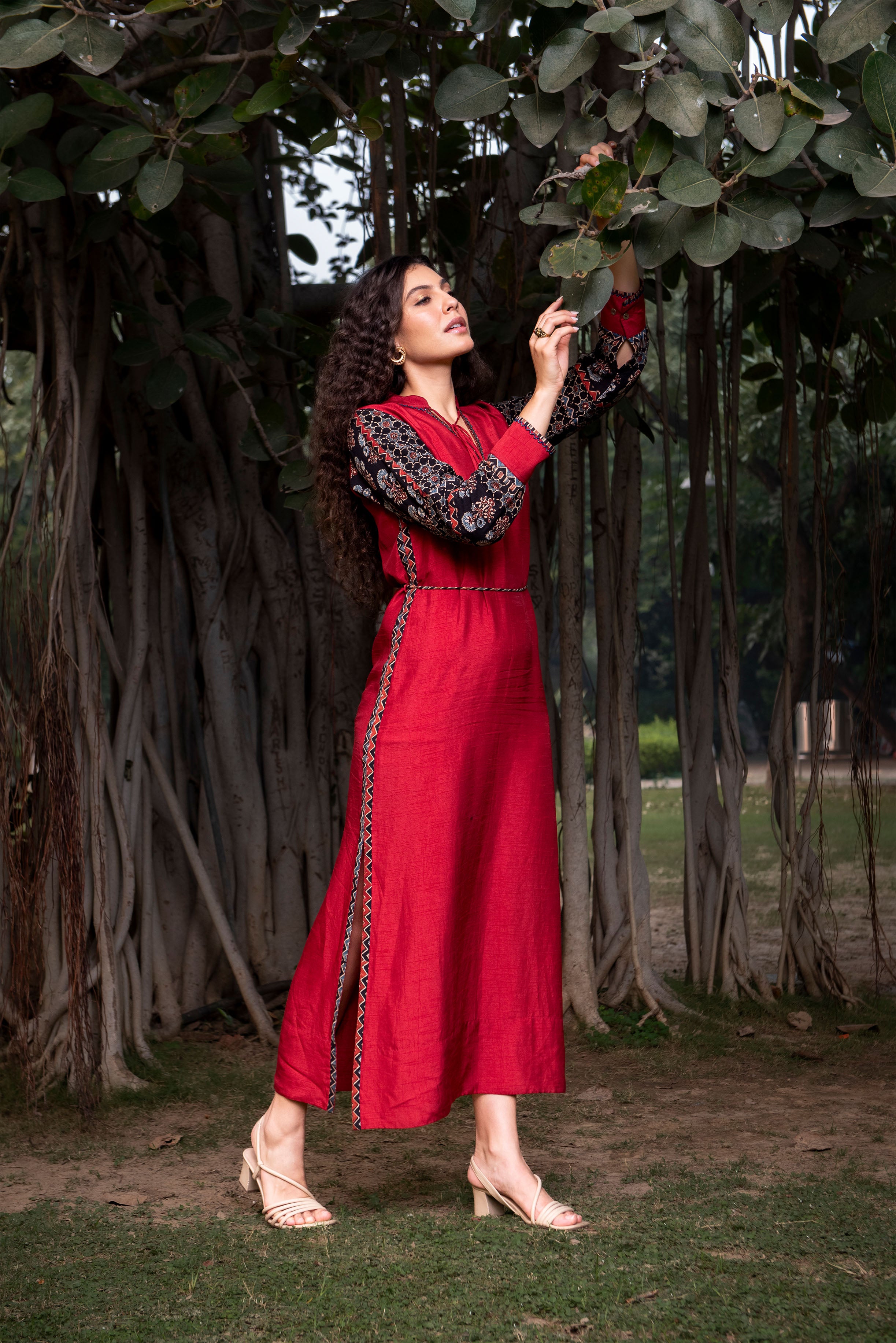 The Rubina Regale Side Slit Dress