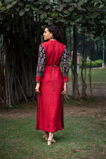 Load image into Gallery viewer, The Rubina Regale Side Slit Dress