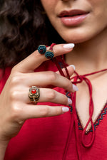 Load image into Gallery viewer, The Rubina Regale Side Slit Dress