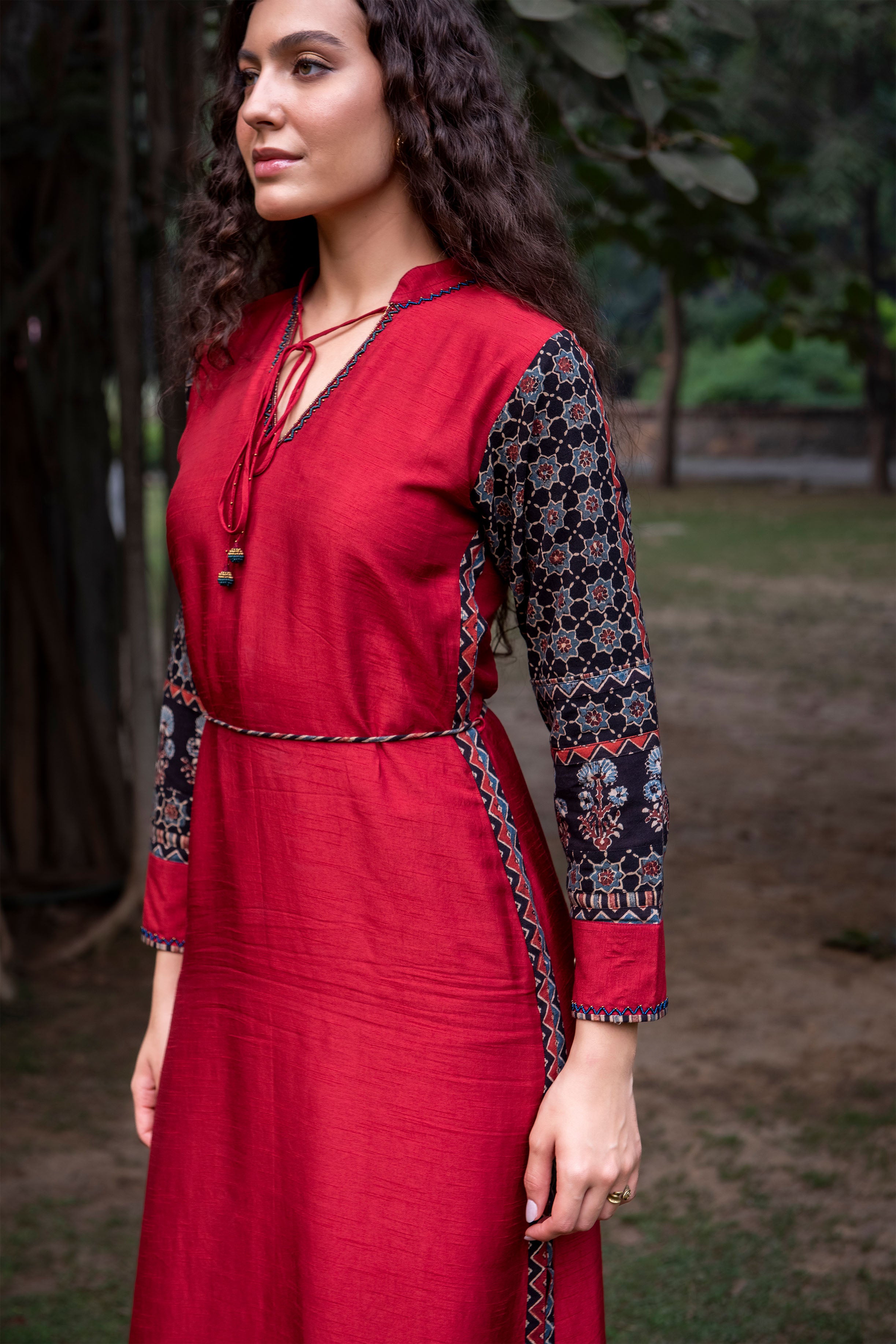 The Rubina Regale Side Slit Dress