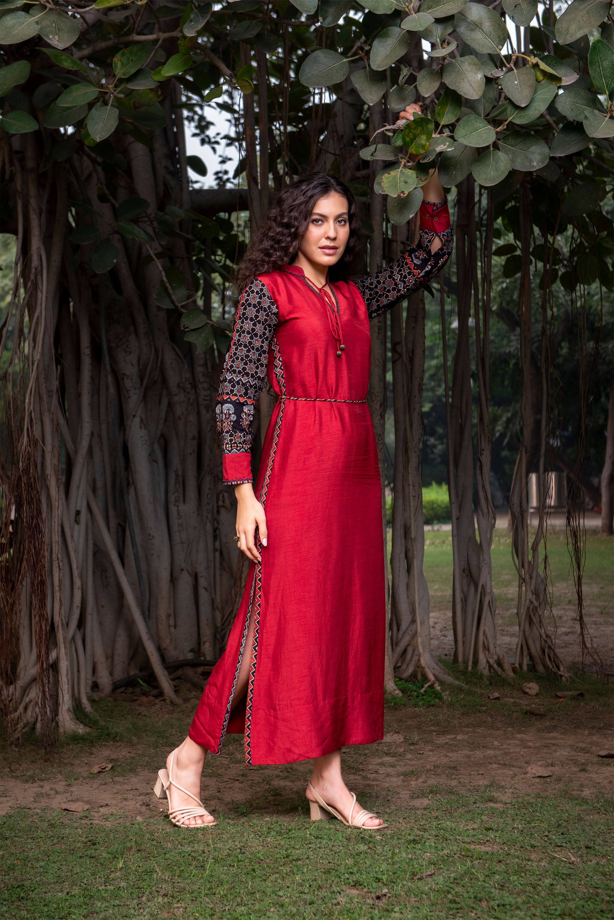 The Rubina Regale Side Slit Dress