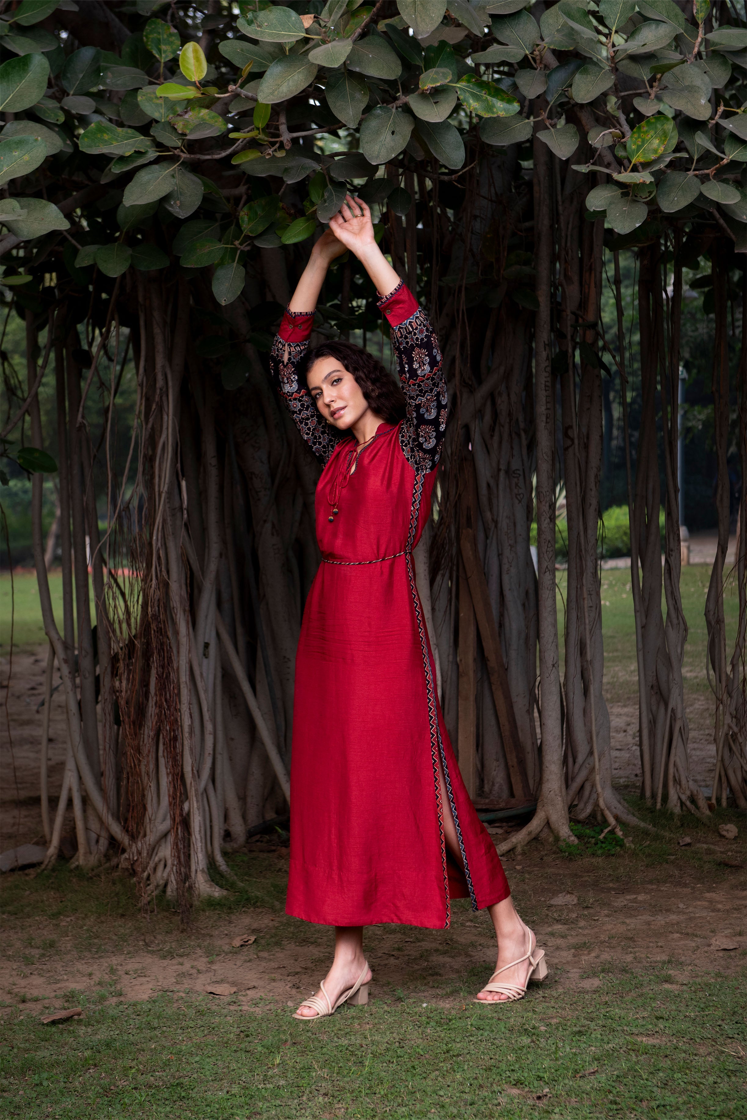 The Rubina Regale Side Slit Dress