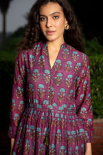 Load image into Gallery viewer, The Teal and Tonic Amethyst Midi dress